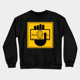 Dope Slluks rich money bill signage icon Crewneck Sweatshirt